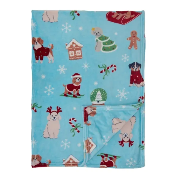 Kirklands Dogs Printed Throw Kirklands Dogs Printed Throw - Image 1