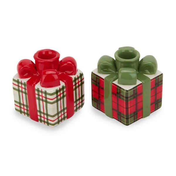 Kirklands Gift Box Taper Holder Kirklands Gift Box Taper Holder - Image 1