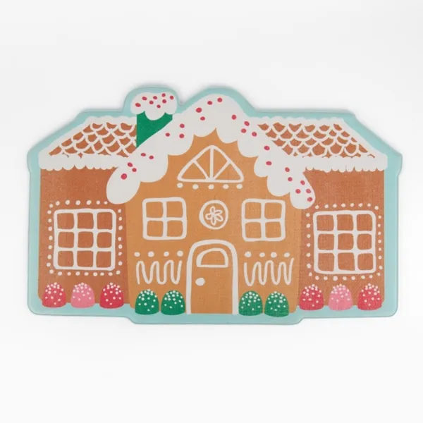 Kirklands Gingerbread House Kitchen Mat Kirklands Gingerbread House Kitchen Mat - Image 1