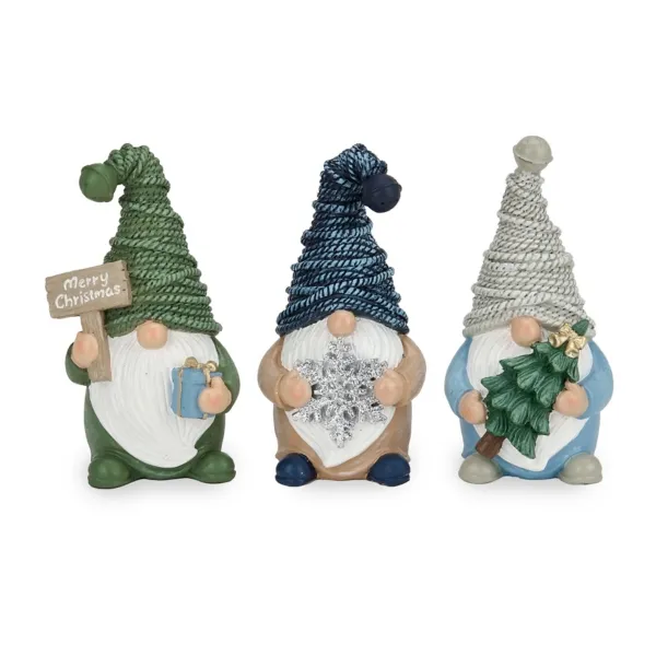 Kirklands Gnomes with Icons Set of 3 Kirklands Gnomes with Icons Set of 3 - Image 1