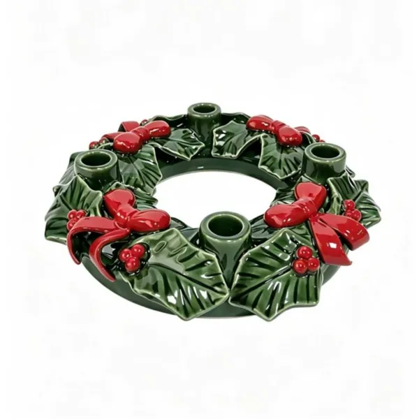 Kirklands Holly Leaf Taper Holder Kirklands Holly Leaf Taper Holder - Image 1