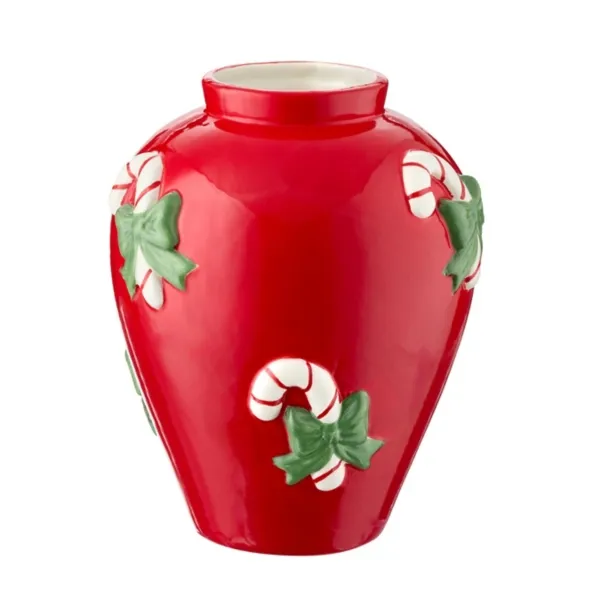 Kirklands Tabletop Candy Cane Icons Vase Kirklands Tabletop Candy Cane Icons Vase - Image 1