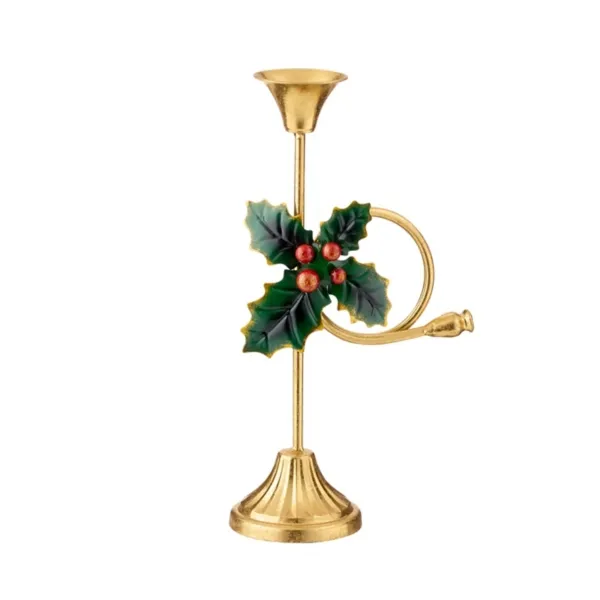 Kirklands Tabletop French Horn Taper Holder, 14-inch Kirklands Tabletop French Horn Taper Holder, 14-inch - Image 1