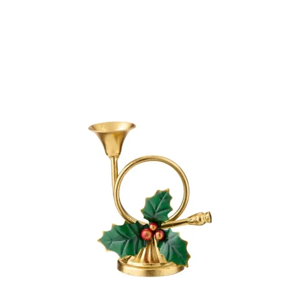 Kirklands Tabletop French Horn Taper Holder, 8.75-inch Kirklands Tabletop French Horn Taper Holder, 8.75-inch - Image 1