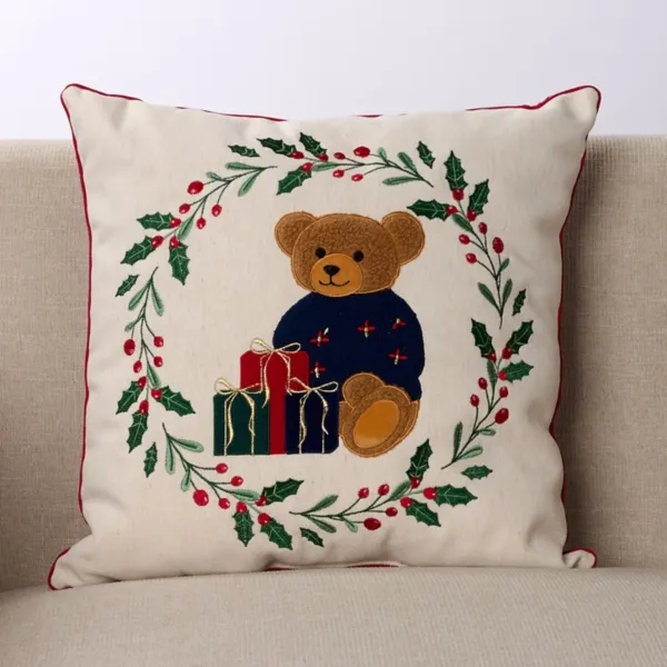 Kirklands Teddy Bear with Gift Pillow Kirklands Teddy Bear with Gift Pillow - Image 1