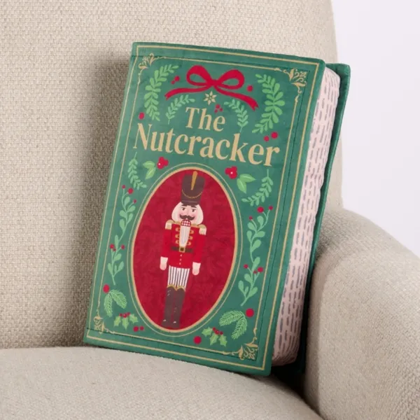 Kirklands The Nutcracker Book Shaped Pillow Kirklands The Nutcracker Book Shaped Pillow - Image 1