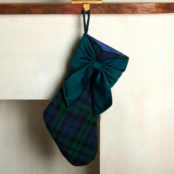 Kirklands Christmas Plaid Stocking Kirklands Christmas Plaid Stocking - Image 1