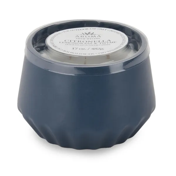 Kirklands Citronella Lemongrass & Thyme Outdoor Jar Candle Kirklands Citronella Lemongrass & Thyme Outdoor Jar Candle - Image 1