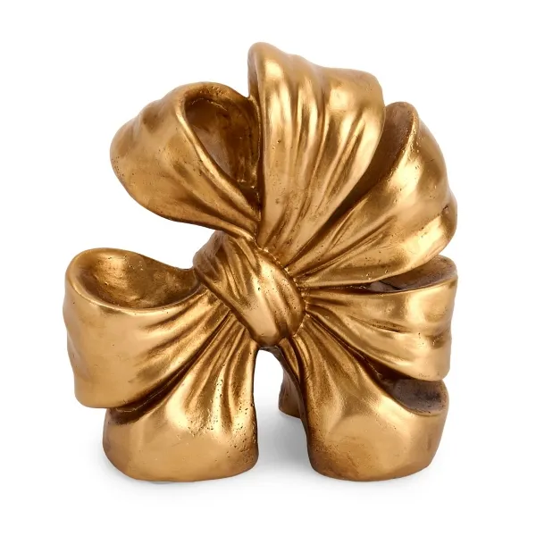 Kirklands Gold Bow Resin Bookend Kirklands Gold Bow Resin Bookend - Image 1