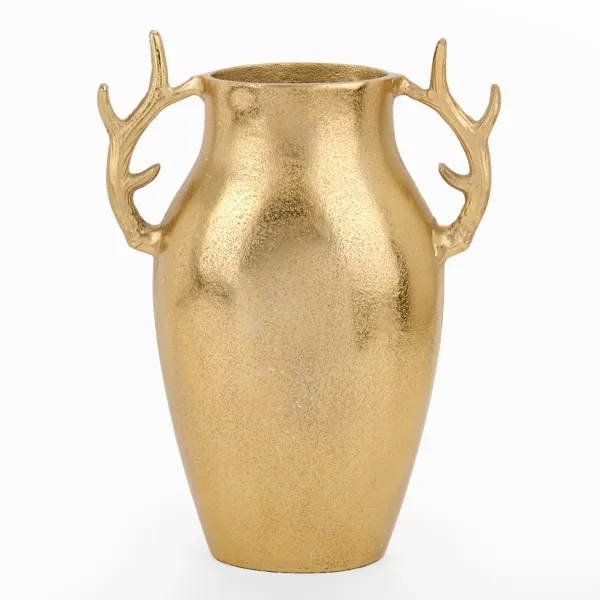 Kirklands Gold Metal Antler Vase Kirklands Gold Metal Antler Vase - Image 1