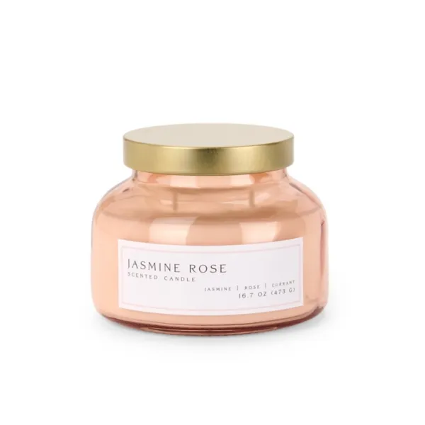 Kirklands Jasmine Rose 2- Wick Jar Candle Kirklands Jasmine Rose 2- Wick Jar Candle - Image 1