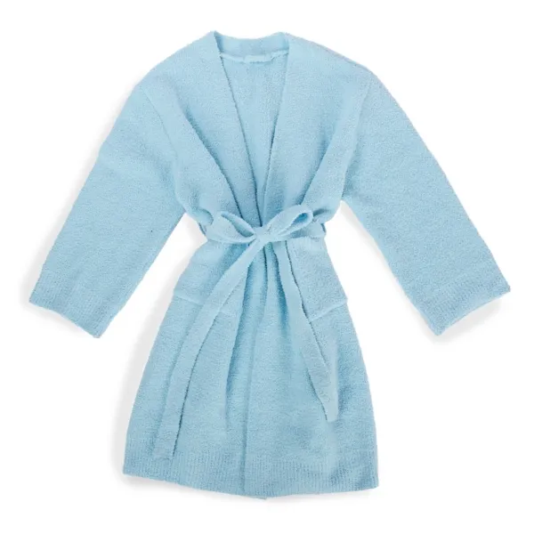 Kirklands Light Navy Cozy Robe Small Kirklands Light Navy Cozy Robe Small - Image 1