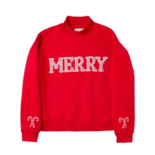 Kirklands Merry Mockneck Sweatshirt Large Kirklands Merry Mockneck Sweatshirt Large - Image 1