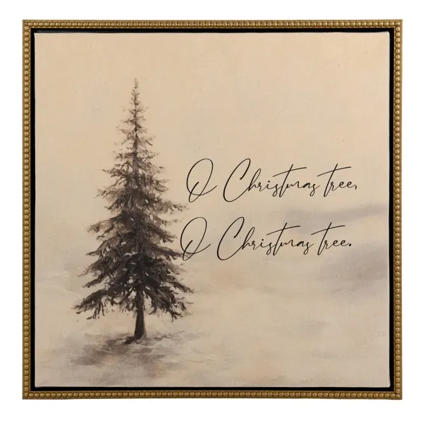 Kirklands Oh Christmas Tree Plaque Kirklands Oh Christmas Tree Plaque - Image 1