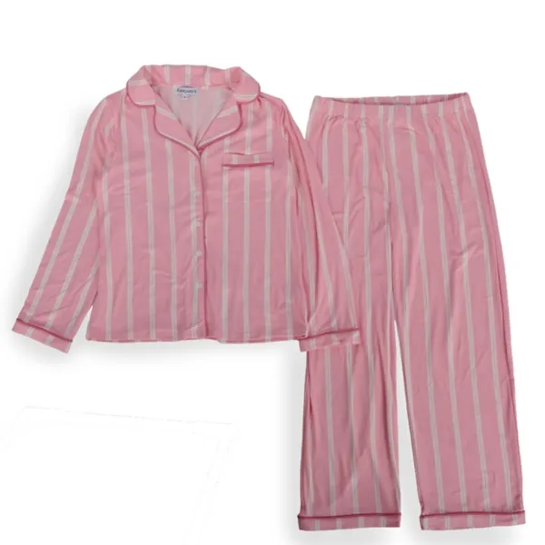 Kirklands Stripe Long Sleeved Pajamas Medium Kirklands Stripe Long Sleeved Pajamas Medium - Image 1