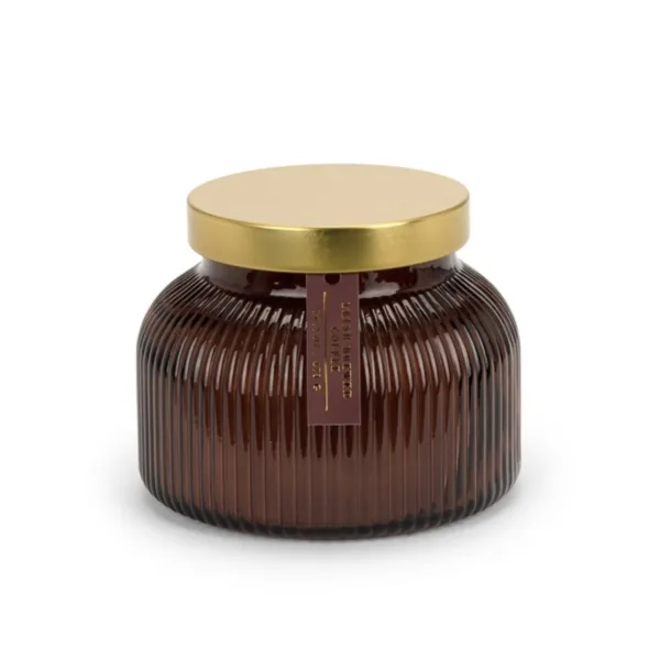 Kirklands Bronze 16.7oz Ribbed Jar Candle Kirklands Bronze 16.7oz Ribbed Jar Candle - Image 1