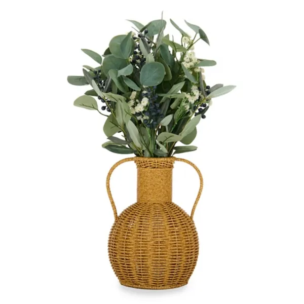 Kirklands Eucalyptus and Berry Arrangement in Basket, 20 in. Kirklands Eucalyptus and Berry Arrangement in Basket, 20 in. - Image 1