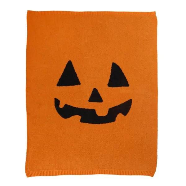 Kirklands Jack-O'-Lantern Reversible Throw Blanket Kirklands Jack-O'-Lantern Reversible Throw Blanket - Image 1