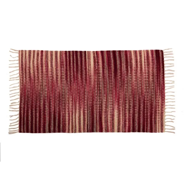 Kirklands Merlot Marled Fringe Scatter Rug, 27 x 45 in. Kirklands Merlot Marled Fringe Scatter Rug, 27 x 45 in. - Image 1