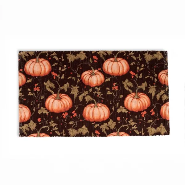 Kirklands Pumpkins Scatter Reversible Rug Kirklands Pumpkins Scatter Reversible Rug - Image 1